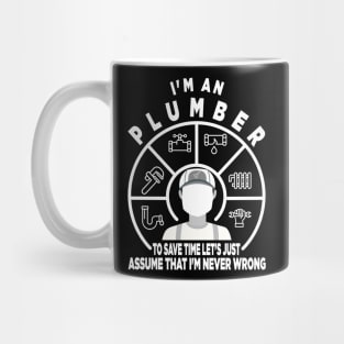 Plumber Plumber Profession Gas Water Plumber Mug